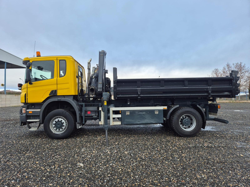 Scania P340 4x4 **2 units low km*, tipper with Fassi - Tippbil lastbil, Kranbil: bild 1 Scania P340 4x4 **2 units low km*, tipper with Fassi - Tippbil lastbil, Kranbil: bild 1