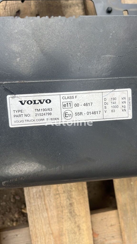 Volvo TRAVERSA type tm 190/63 CODE 21524799 truck - Vändskivekoppling för Lastbil: bild 2 Volvo TRAVERSA type tm 190/63 CODE 21524799 truck - Vändskivekoppling för Lastbil: bild 2