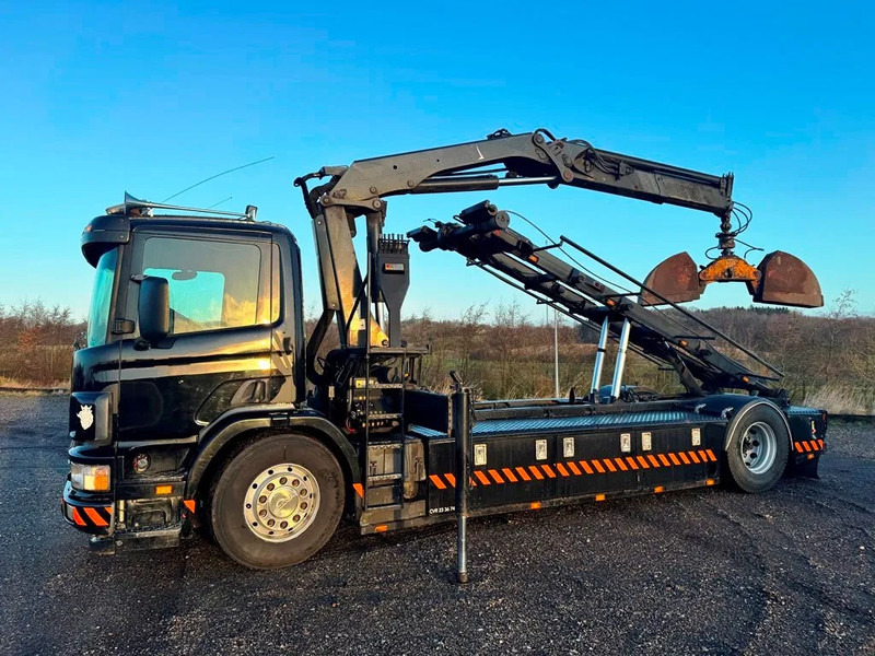 Scania P94-260 Palfinger crane PK 15002. rotor and hydr. for grabbe. - Lastbil med kabelsystem: bild 5 Scania P94-260 Palfinger crane PK 15002. rotor and hydr. for grabbe. - Lastbil med kabelsystem: bild 5