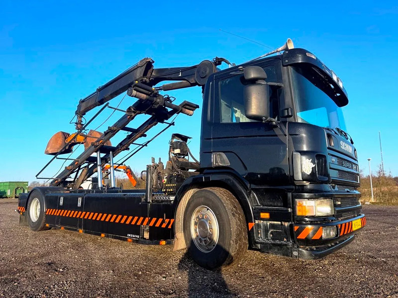Scania P94-260 Palfinger crane PK 15002. rotor and hydr. for grabbe. - Lastbil med kabelsystem: bild 3 Scania P94-260 Palfinger crane PK 15002. rotor and hydr. for grabbe. - Lastbil med kabelsystem: bild 3