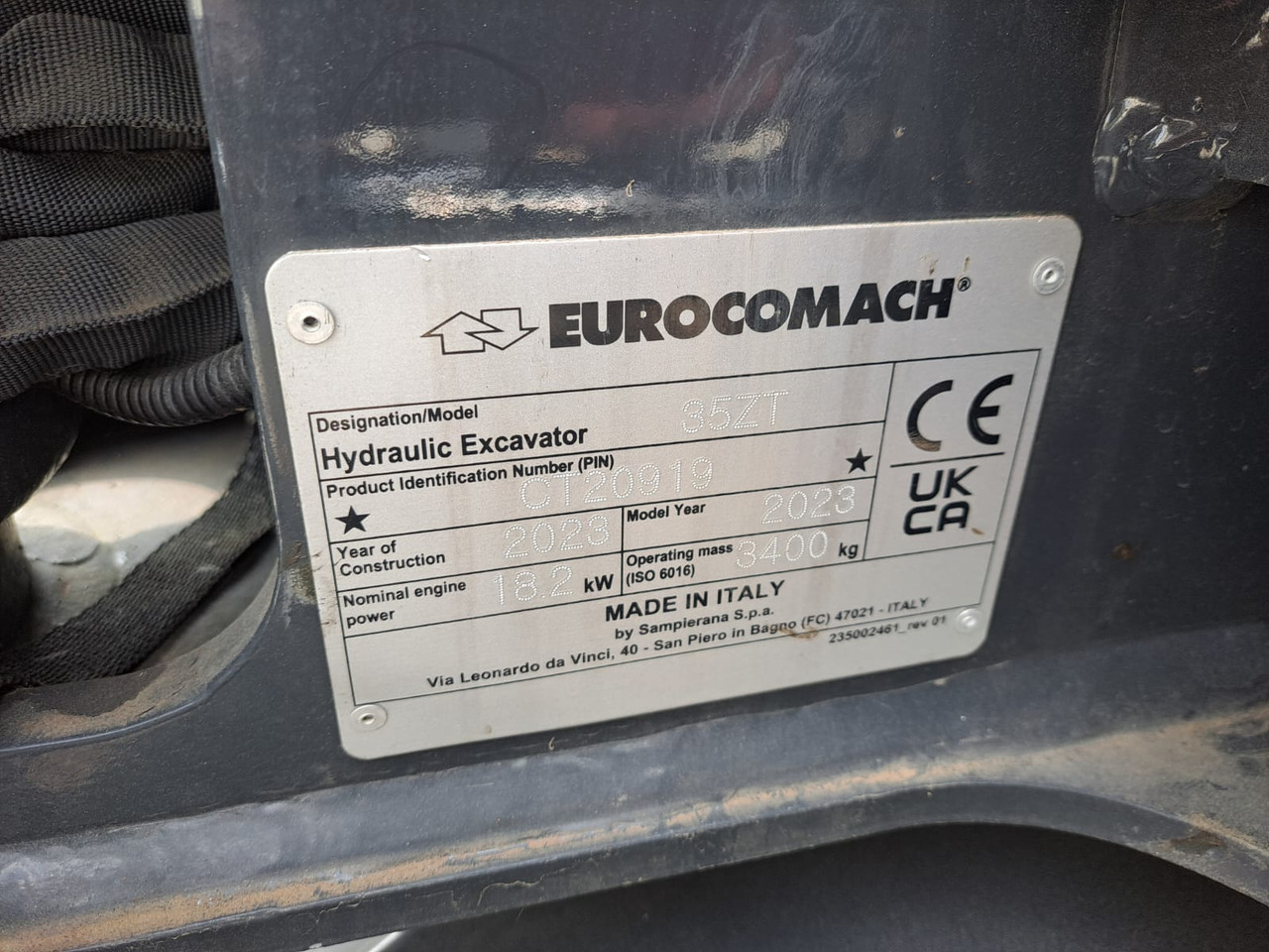 EUROCOMACH 35ZT - Bandgrävare: bild 5 EUROCOMACH 35ZT - Bandgrävare: bild 5