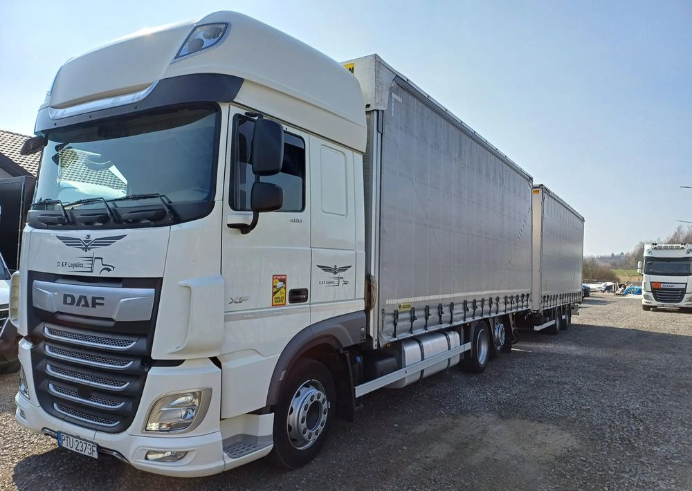 DAF XF 480 SUPER SPACE CAB / ZESTAW TANDEM PRZEJAZDOWY 120m3 - Kapellbil: bild 1 DAF XF 480 SUPER SPACE CAB / ZESTAW TANDEM PRZEJAZDOWY 120m3 - Kapellbil: bild 1