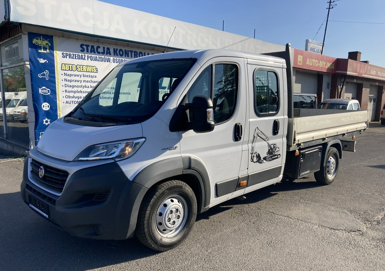 Fiat Ducato Ducato Max 2.3JTD-150KM Dokka Doka Brygadówka skrzynia Klima 2017 - Transportbil med flak, Dubbelhytt transportbil: bild 2 Fiat Ducato Ducato Max 2.3JTD-150KM Dokka Doka Brygadówka skrzynia Klima 2017 - Transportbil med flak, Dubbelhytt transportbil: bild 2