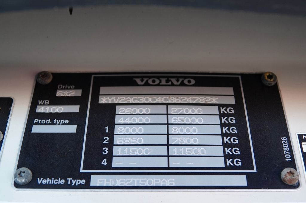 Dragbil Volvo FH 500 / 6x2 / RETARDER / PEŁNY ADR / PUSHER / O: bild 18