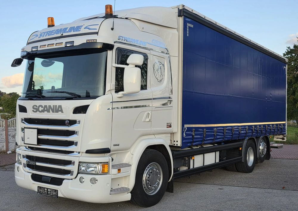 Scania G360 / BURTO-FIRANKA / 3 OSIE / WINDA / 20PALET / E6 / SYPIALNA KABINA / SPROWADZONY / JAK NOWA PRZEBIEG 490TYŚ / ŁADOWNOŚĆ 14500KG / - Kapellbil: bild 1 Scania G360 / BURTO-FIRANKA / 3 OSIE / WINDA / 20PALET / E6 / SYPIALNA KABINA / SPROWADZONY / JAK NOWA PRZEBIEG 490TYŚ / ŁADOWNOŚĆ 14500KG / - Kapellbil: bild 1