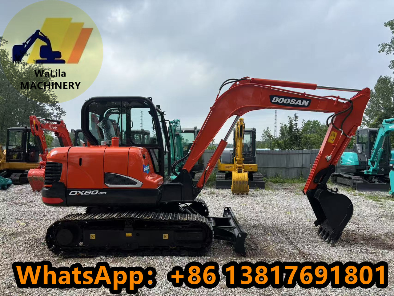 DOOSAN DX60-9 - Minigrävmaskin: bild 1 DOOSAN DX60-9 - Minigrävmaskin: bild 1