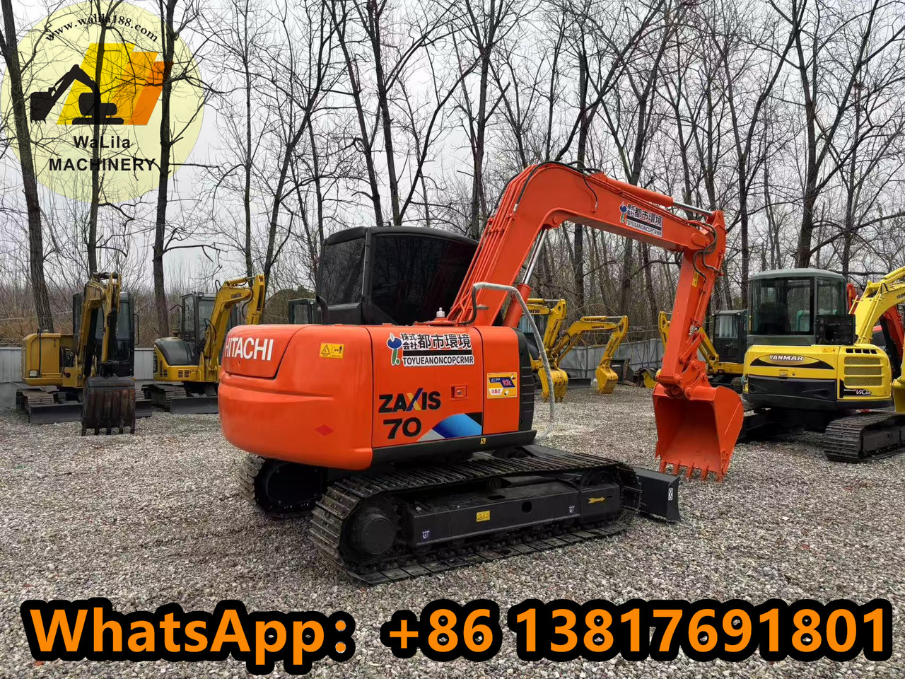 Minigrävmaskin HITACHI ZX70: bild 6