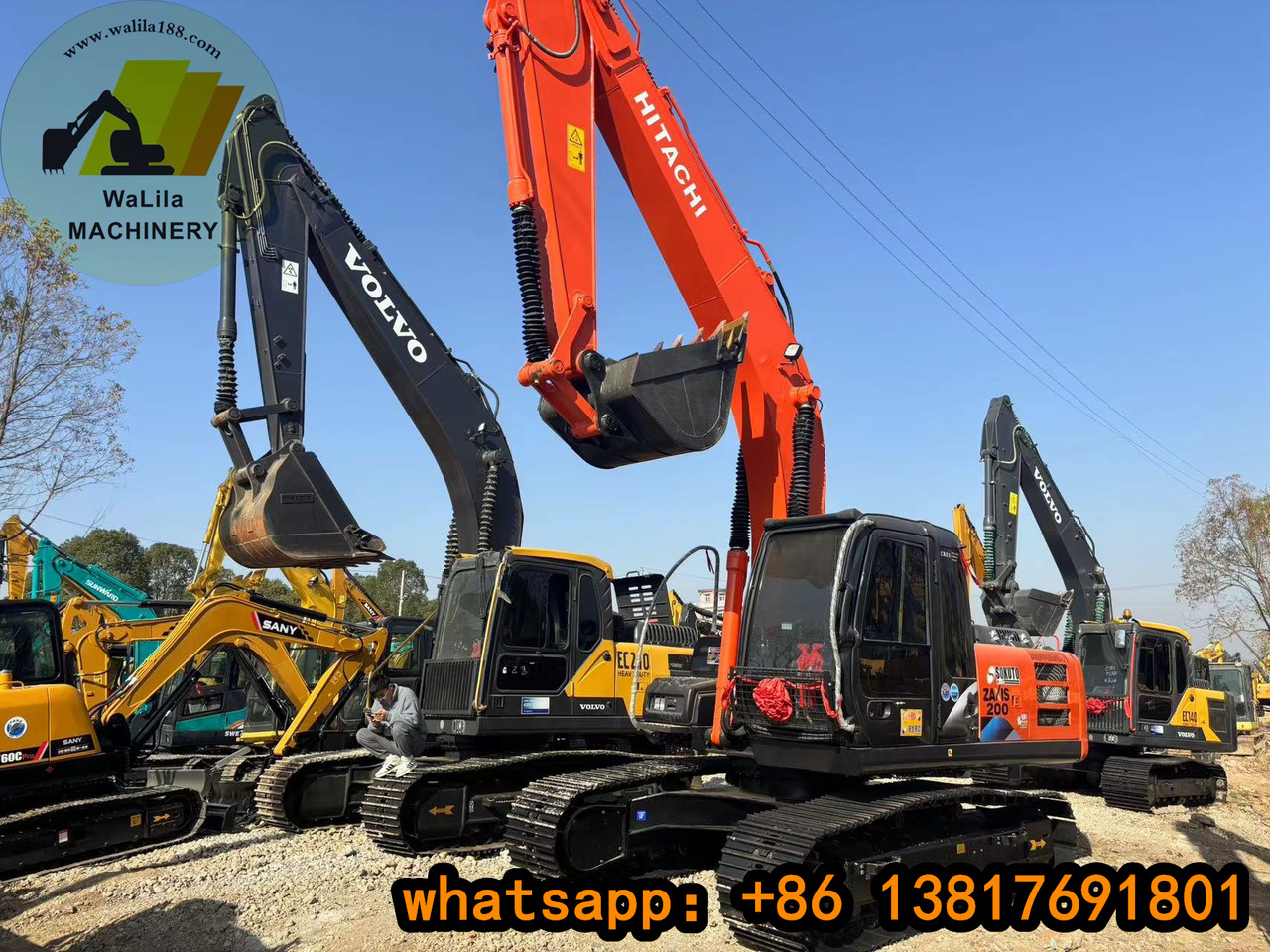Hitachi ZX200-3G Hitachi zx200 zx200-3G - Bandgrävare: bild 1 Hitachi ZX200-3G Hitachi zx200 zx200-3G - Bandgrävare: bild 1