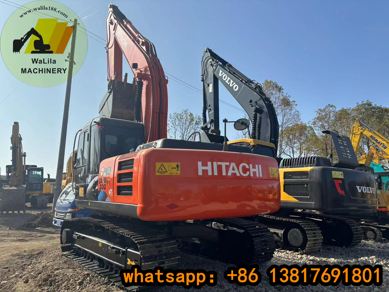 Hitachi ZX200-3G Hitachi zx200 zx200-3G - Bandgrävare: bild 2 Hitachi ZX200-3G Hitachi zx200 zx200-3G - Bandgrävare: bild 2
