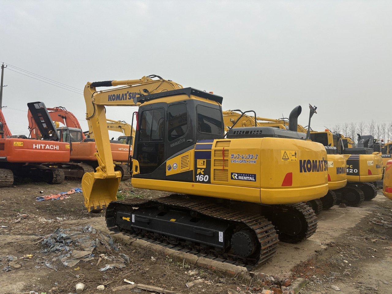 KOMATSU PC160 - Bandgrävare: bild 1 KOMATSU PC160 - Bandgrävare: bild 1
