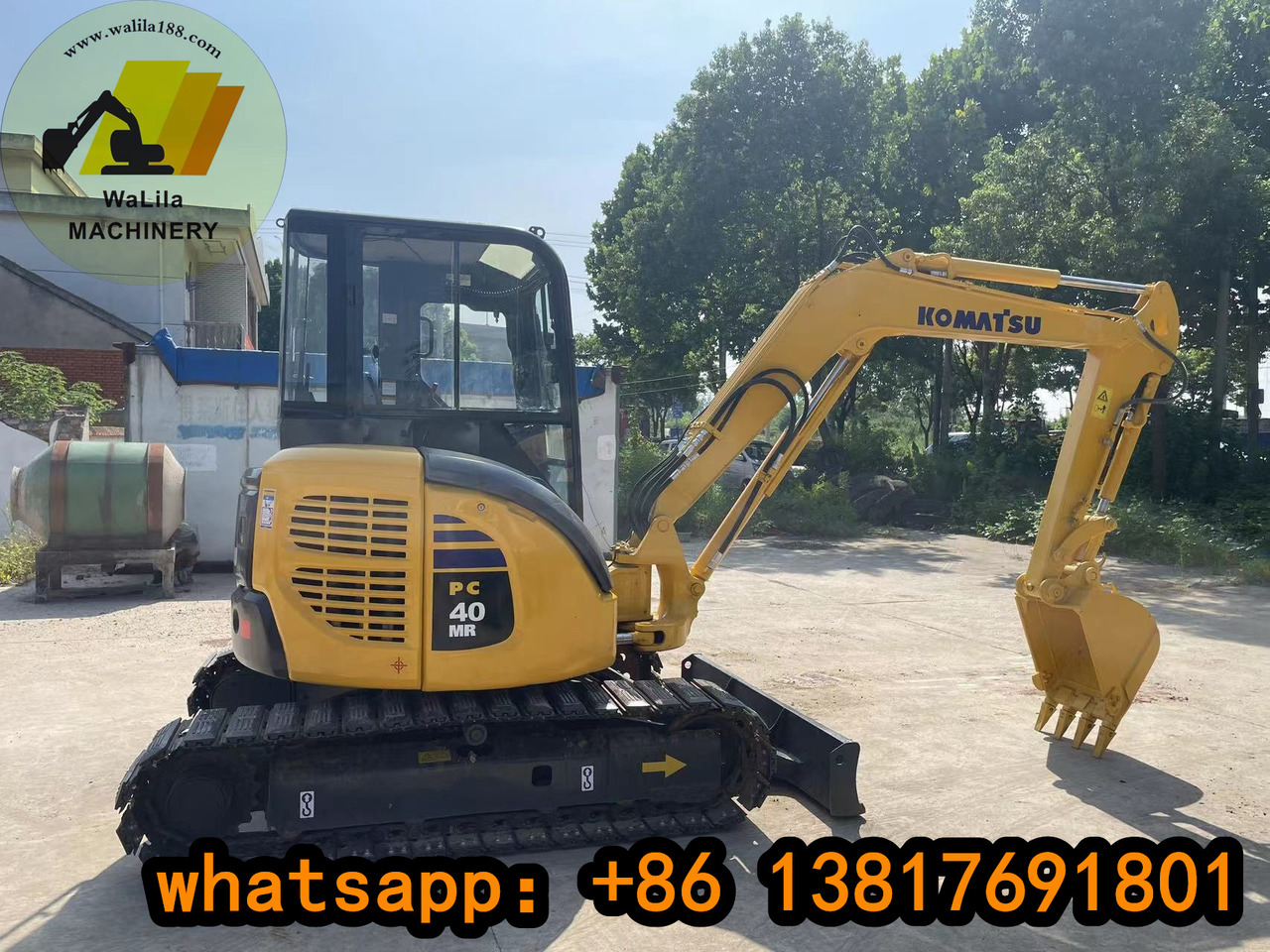 KOMATSU PC40MR - Minigrävmaskin: bild 1 KOMATSU PC40MR - Minigrävmaskin: bild 1