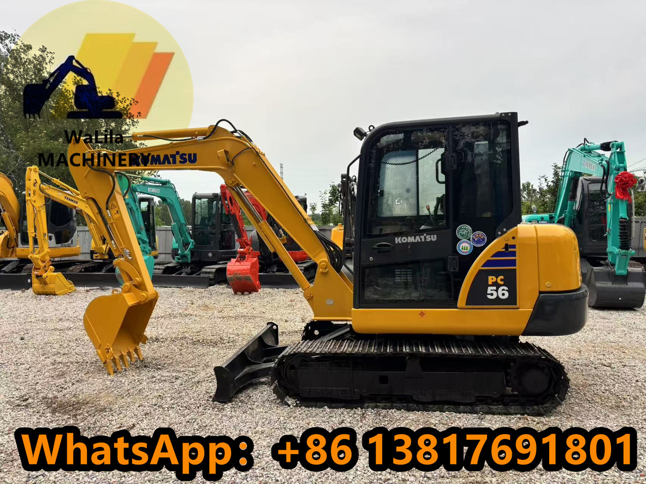 KOMATSU PC56 - Minigrävmaskin: bild 5 KOMATSU PC56 - Minigrävmaskin: bild 5