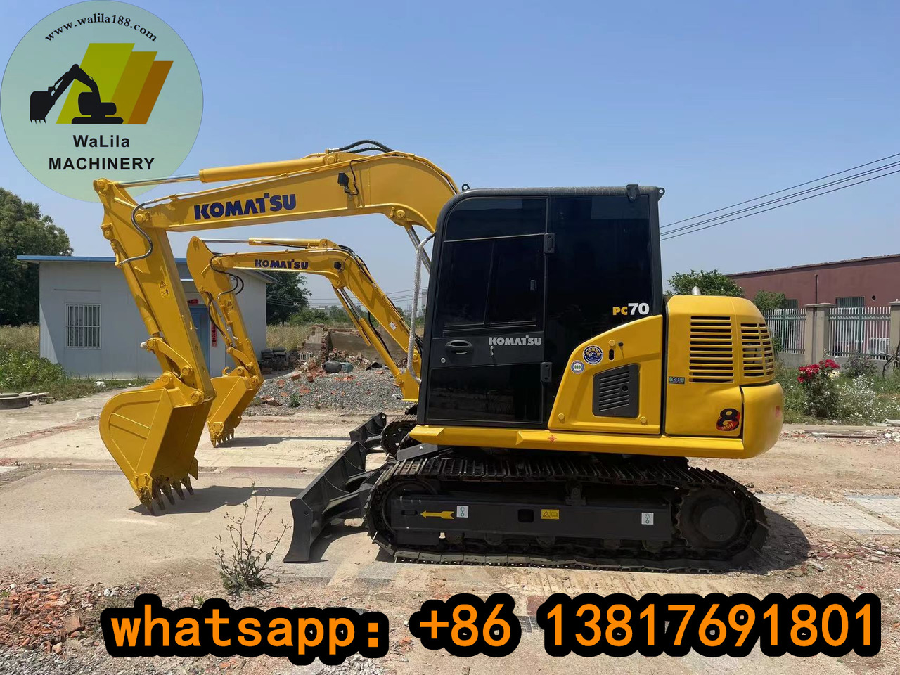 KOMATSU PC70-8 - Minigrävmaskin: bild 1 KOMATSU PC70-8 - Minigrävmaskin: bild 1