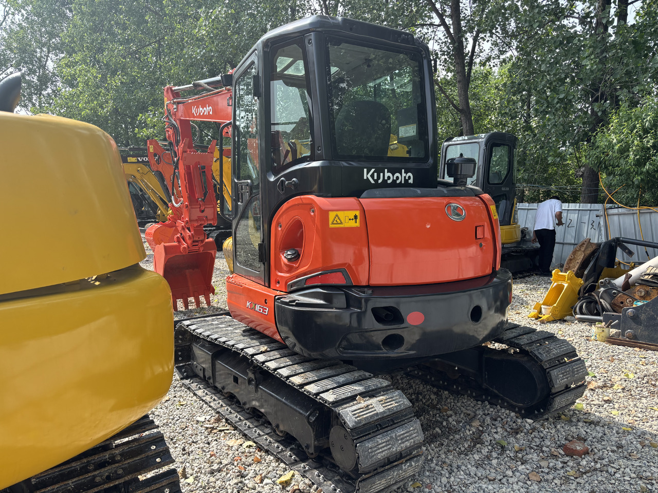 KUBOTA KX163 Carrying a thumb clip. - Minigrävmaskin: bild 3 KUBOTA KX163 Carrying a thumb clip. - Minigrävmaskin: bild 3