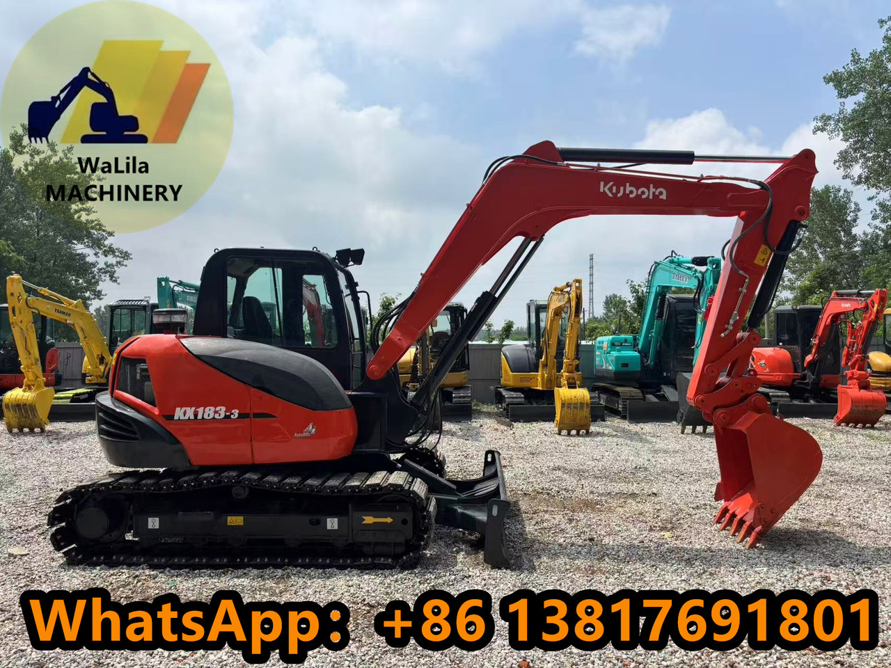 KUBOTA KX183-5 - Minigrävmaskin: bild 1 KUBOTA KX183-5 - Minigrävmaskin: bild 1