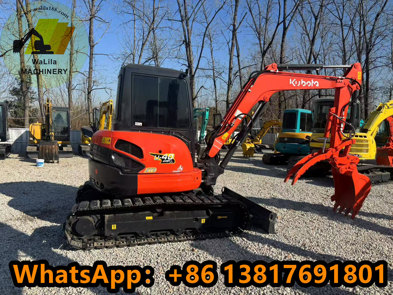 KUBOTA U40 - Minigrävmaskin: bild 1 KUBOTA U40 - Minigrävmaskin: bild 1