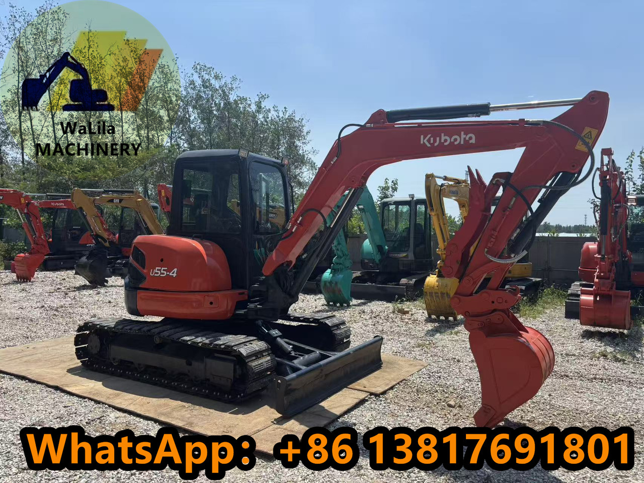 KUBOTA U55-4 - Minigrävmaskin: bild 1 KUBOTA U55-4 - Minigrävmaskin: bild 1