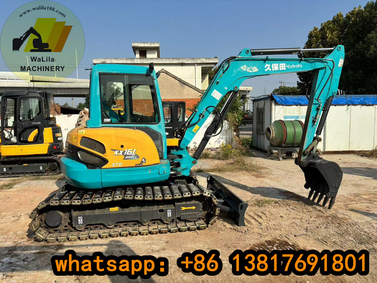 Kubota KX 161 KX161 KX155 KX163 - Minigrävmaskin: bild 1 Kubota KX 161 KX161 KX155 KX163 - Minigrävmaskin: bild 1