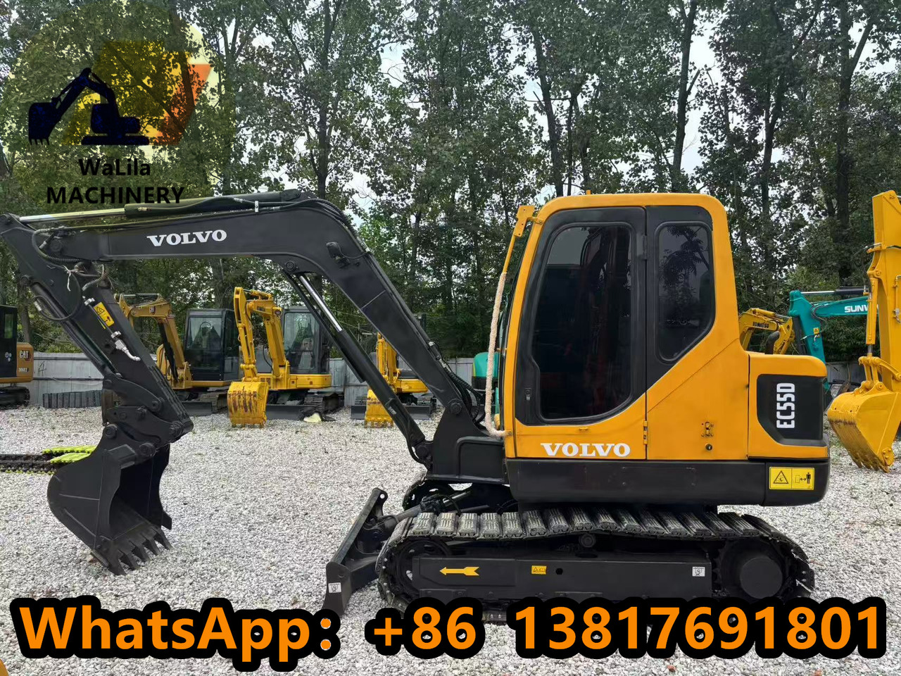 VOLVO EC55 - Minigrävmaskin: bild 1 VOLVO EC55 - Minigrävmaskin: bild 1