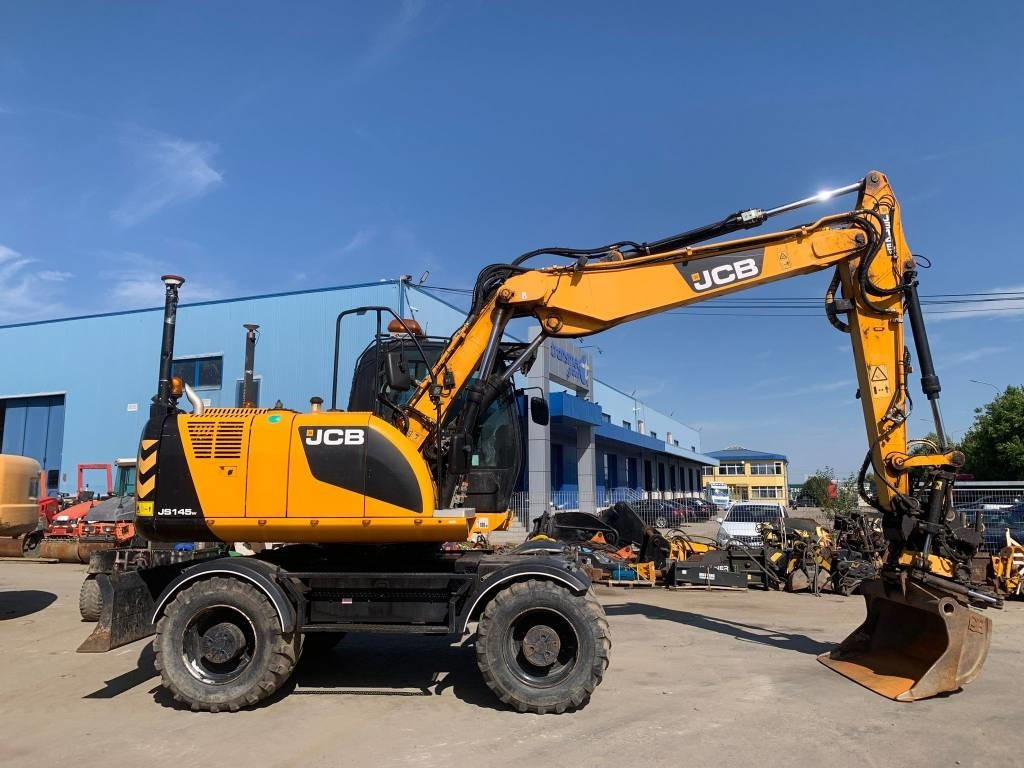 JCB JS 145 W+Engcon Rototilt+Sistem Laser 2D Leica Ico - Grävmaskin på däck: bild 3 JCB JS 145 W+Engcon Rototilt+Sistem Laser 2D Leica Ico - Grävmaskin på däck: bild 3