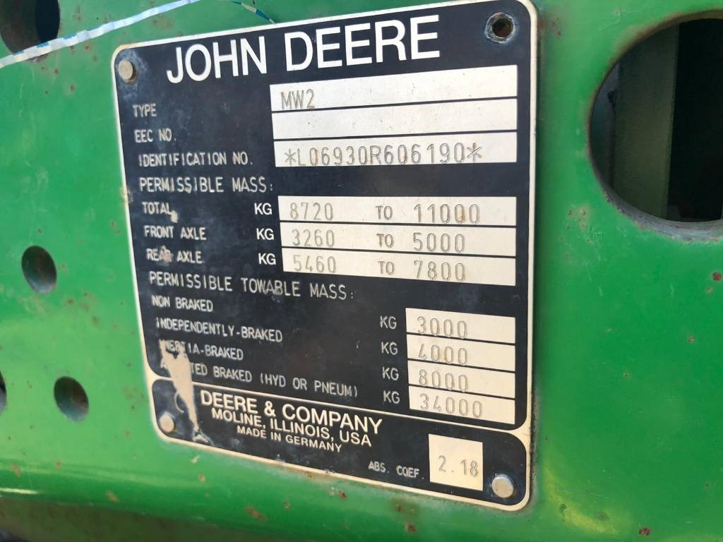 Leasa John Deere For Parts 6530  John Deere For Parts 6530: bild 6