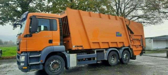 MAN 26.320 Müllwagen Faun Variopress - Sopbil: bild 2 MAN 26.320 Müllwagen Faun Variopress - Sopbil: bild 2