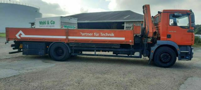 MAN TG-M18.280PS Hiab 111B-2 mit Funk - Flakbil, Kranbil: bild 4 MAN TG-M18.280PS Hiab 111B-2 mit Funk - Flakbil, Kranbil: bild 4