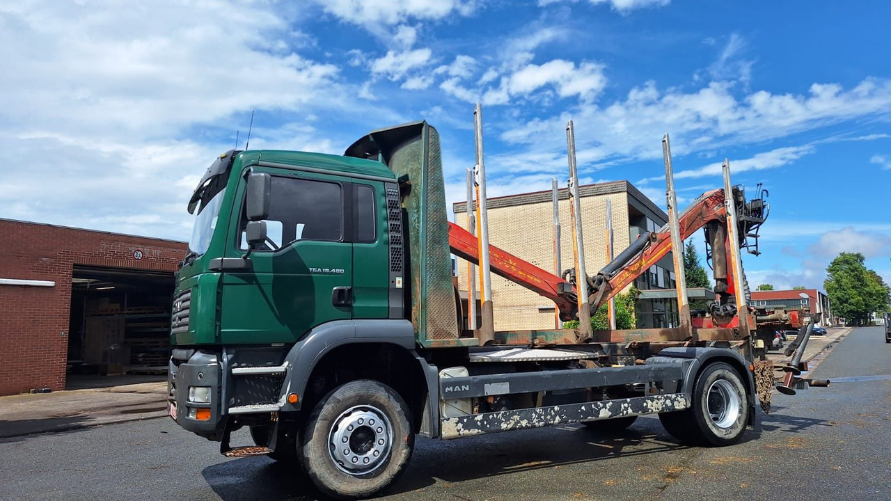 MAN TGA 18.480 Holz LKW - Timmerbil, Kranbil: bild 3 MAN TGA 18.480 Holz LKW - Timmerbil, Kranbil: bild 3
