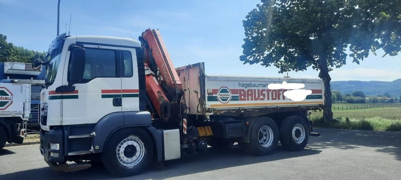 MAN TGS 26.400 Kipper Mit Kran/Funk - Flakbil, Kranbil: bild 1 MAN TGS 26.400 Kipper Mit Kran/Funk - Flakbil, Kranbil: bild 1