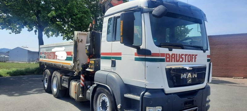 MAN TGS 26.400 Kipper Mit Kran/Funk - Flakbil, Kranbil: bild 2 MAN TGS 26.400 Kipper Mit Kran/Funk - Flakbil, Kranbil: bild 2