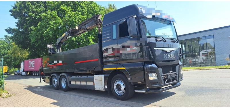 MAN TGX 26.440 6x2 LLW Pritsche mit Kran Palfinge - Flakbil, Kranbil: bild 1 MAN TGX 26.440 6x2 LLW Pritsche mit Kran Palfinge - Flakbil, Kranbil: bild 1