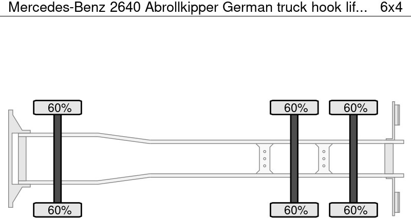 Mercedes-Benz 2640 Abrollkipper German truck - Lastväxlare lastbil: bild 4 Mercedes-Benz 2640 Abrollkipper German truck - Lastväxlare lastbil: bild 4