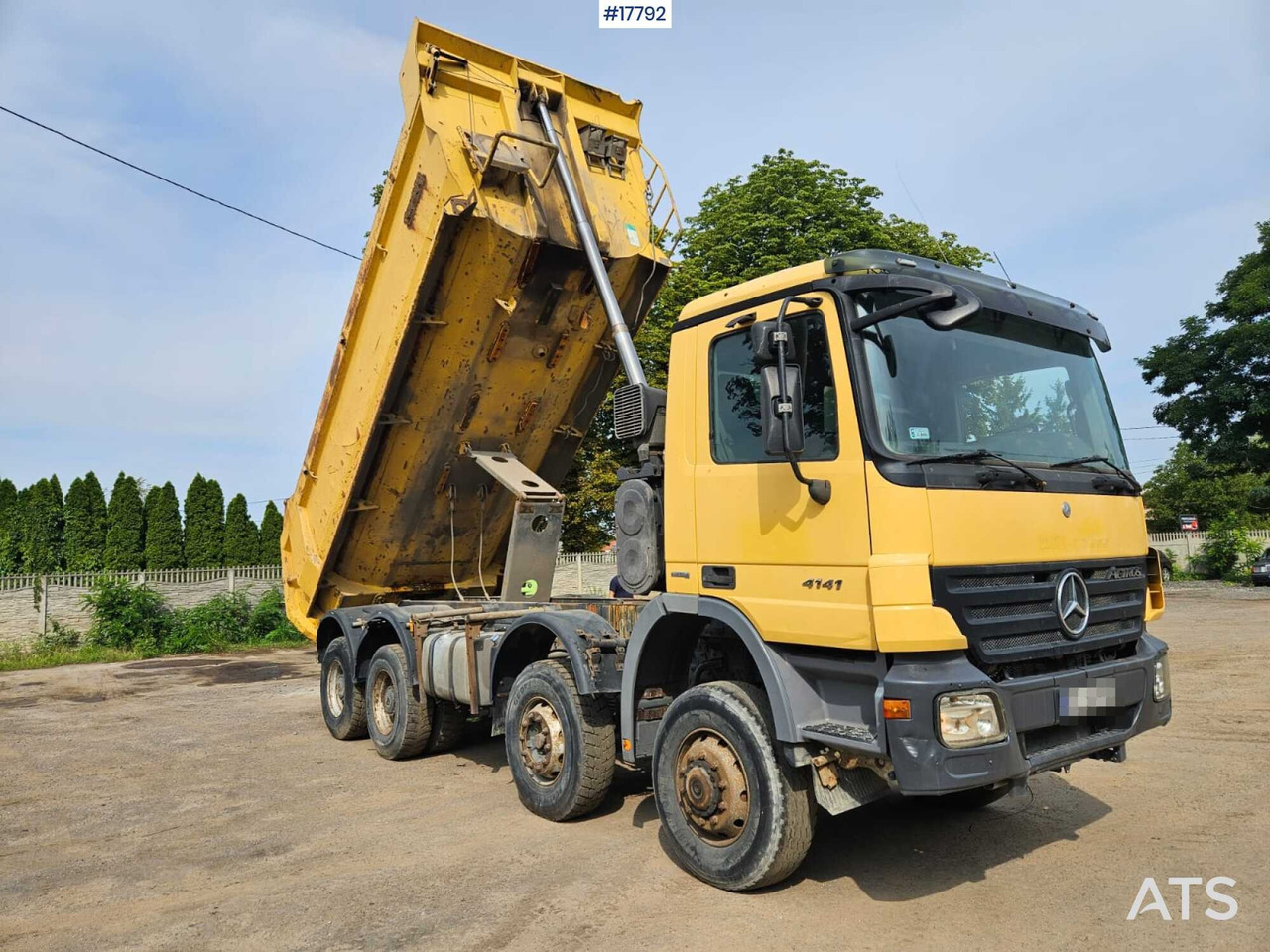 2008 Mercedes-Benz Actros 4141 - Tippbil lastbil: bild 2 2008 Mercedes-Benz Actros 4141 - Tippbil lastbil: bild 2