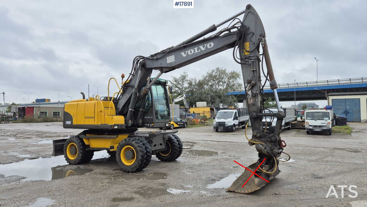 2009 Volvo EW 160C - Grävmaskin på däck: bild 2 2009 Volvo EW 160C - Grävmaskin på däck: bild 2