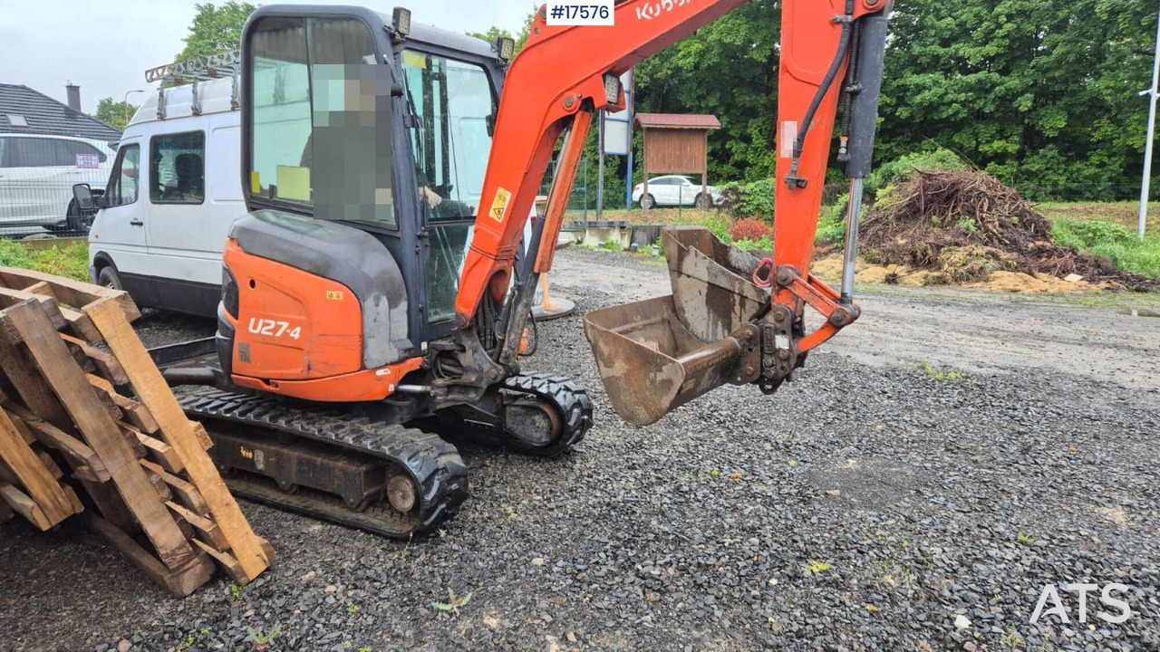 2014 Kubota U27-4 - Minigrävmaskin: bild 5 2014 Kubota U27-4 - Minigrävmaskin: bild 5