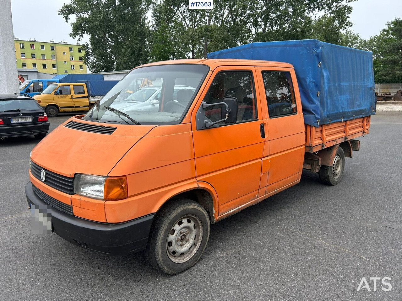 Volkswagen Transporter 1.9D double cab with box body (1992) - Transportbil med kapell, Dubbelhytt transportbil: bild 4 Volkswagen Transporter 1.9D double cab with box body (1992) - Transportbil med kapell, Dubbelhytt transportbil: bild 4