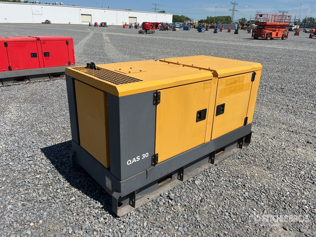 2014 Atlas Copco QAS30 30 kVA Skid-Mounted Generator Set - Elgenerator: bild 2 2014 Atlas Copco QAS30 30 kVA Skid-Mounted Generator Set - Elgenerator: bild 2
