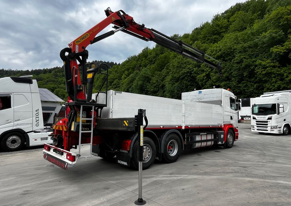 Scania G450 // 6x2// Skrzynia 6.40x2.49 // HDS Palfinger // Oś skrętna podnoszona // - Flakbil, Kranbil: bild 4 Scania G450 // 6x2// Skrzynia 6.40x2.49 // HDS Palfinger // Oś skrętna podnoszona // - Flakbil, Kranbil: bild 4