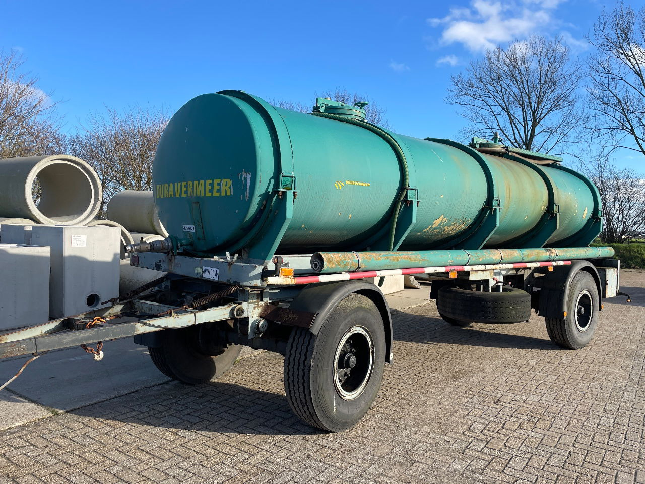 Burg Bitumen tank inox 14.000L - Tanksläp: bild 1 Burg Bitumen tank inox 14.000L - Tanksläp: bild 1