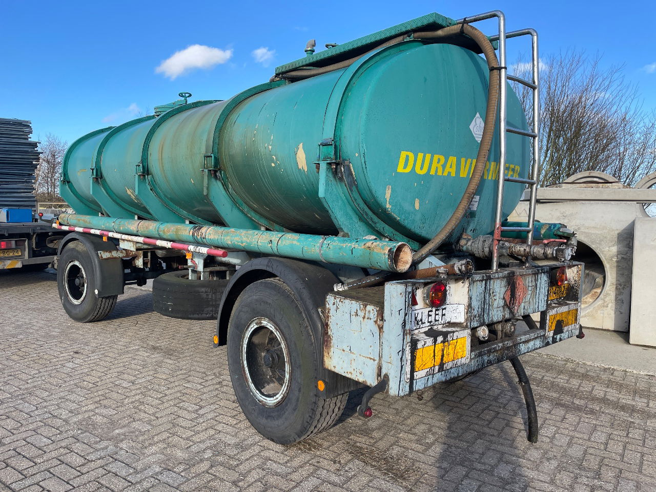 Burg Bitumen tank inox 14.000L - Tanksläp: bild 2 Burg Bitumen tank inox 14.000L - Tanksläp: bild 2