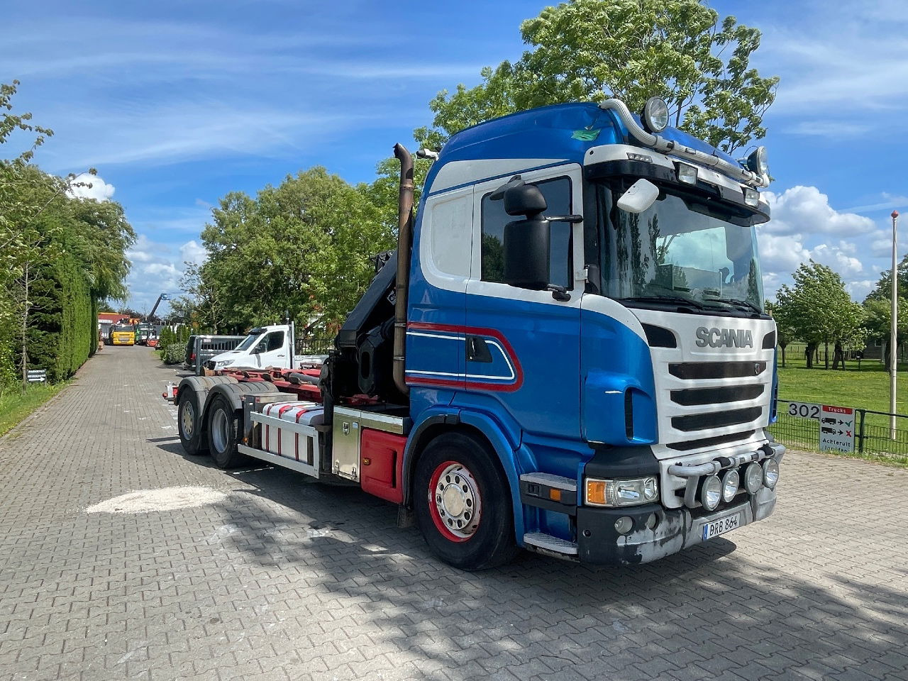 Scania R480 with hiab hookloader and hiab 262 EP5 with remote crane 2019 - Containerbil/ Växelflak lastbil, Kranbil: bild 4 Scania R480 with hiab hookloader and hiab 262 EP5 with remote crane 2019 - Containerbil/ Växelflak lastbil, Kranbil: bild 4