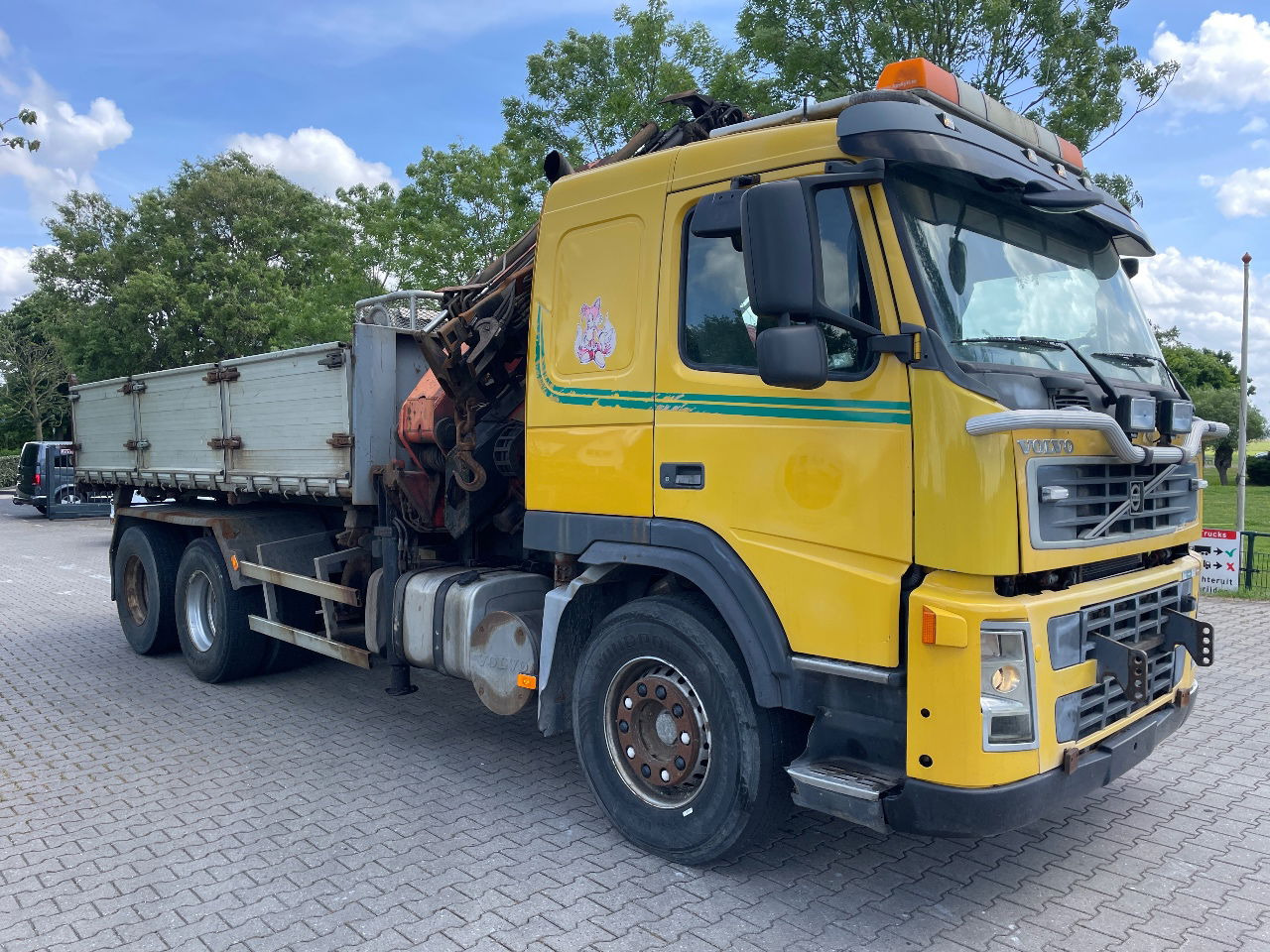 Volvo FM 12.380 .380 with Palfinger PK27000 with jib and tipper box - Tippbil lastbil, Kranbil: bild 5 Volvo FM 12.380 .380 with Palfinger PK27000 with jib and tipper box - Tippbil lastbil, Kranbil: bild 5