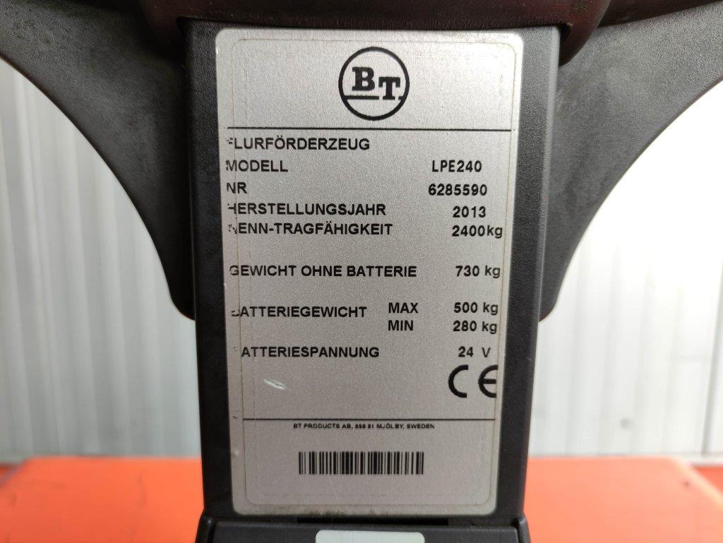 BT LPE240 - Låglyftar: bild 5 BT LPE240 - Låglyftar: bild 5