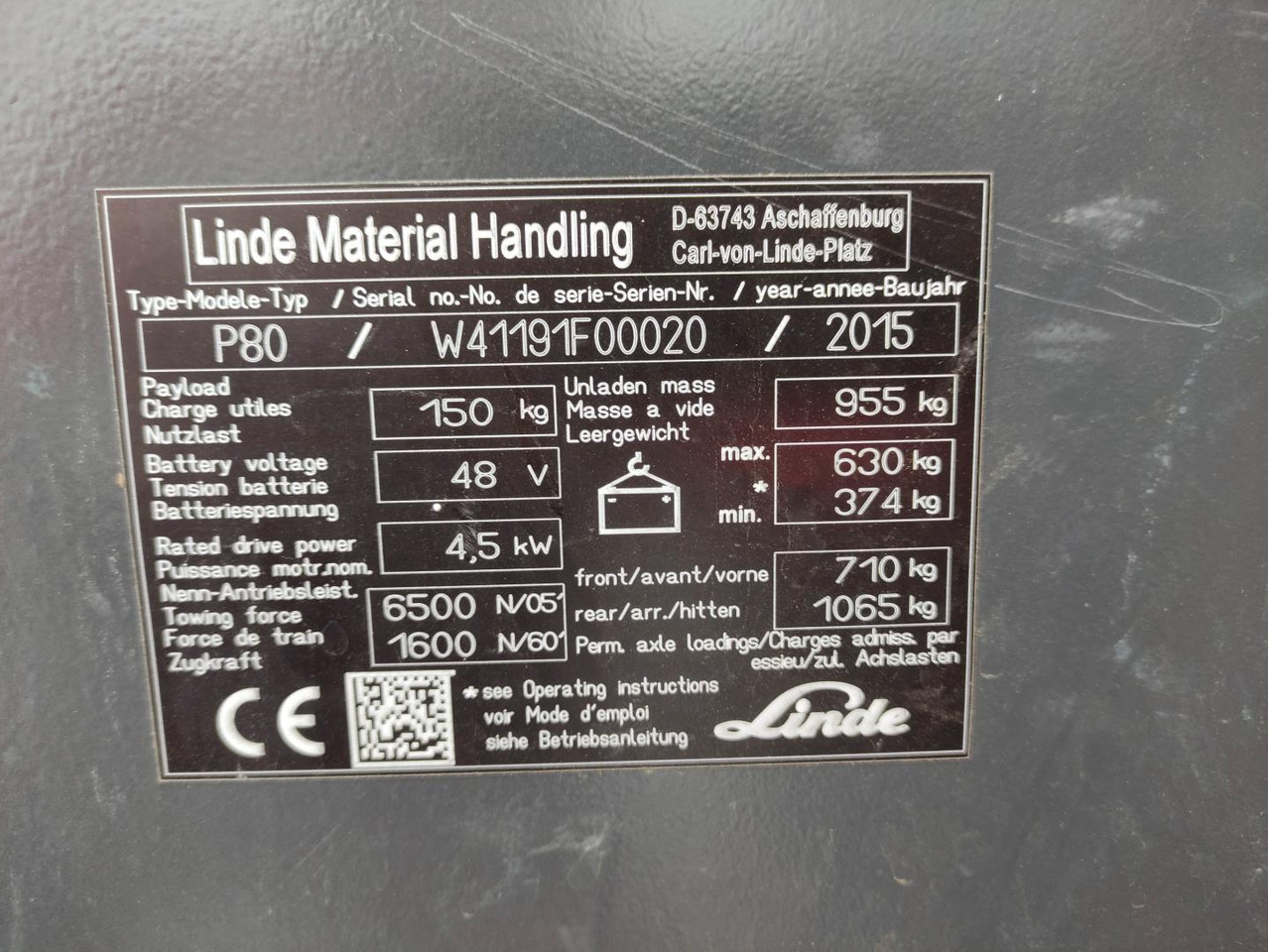 Leasa Linde P80 Linde P80: bild 6