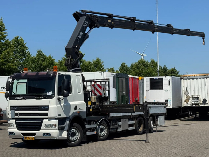 DAF CF 85.360 8x2*6 HIAB 42T/m Crane - Flakbil, Kranbil: bild 1 DAF CF 85.360 8x2*6 HIAB 42T/m Crane - Flakbil, Kranbil: bild 1