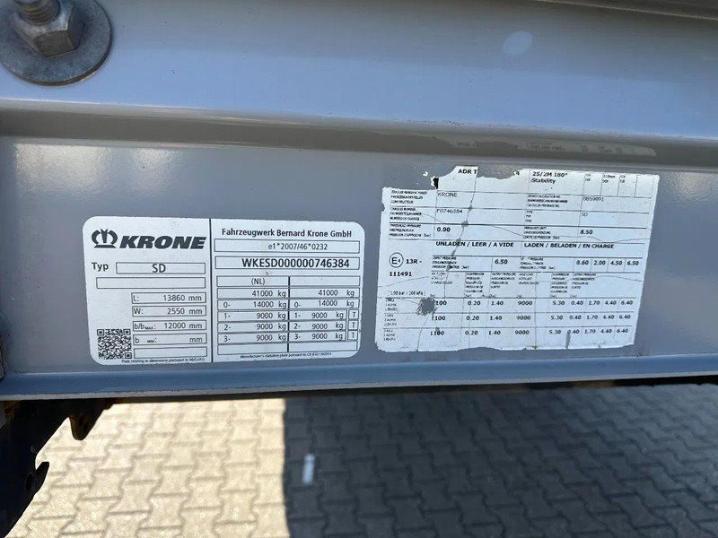 Krone SD Schuifzeil -Dak / SAF-Disc / Huckepack - Kapelltrailer: bild 5 Krone SD Schuifzeil -Dak / SAF-Disc / Huckepack - Kapelltrailer: bild 5
