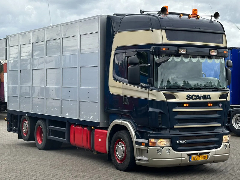 Scania R420 6x2 Topline / 3 Stock Animal Transport / Retarder / Euro 5 - Djurtransport lastbil: bild 2 Scania R420 6x2 Topline / 3 Stock Animal Transport / Retarder / Euro 5 - Djurtransport lastbil: bild 2