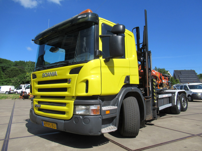 Scania P 340 B 6x2*4 VDL Haak - Kraan ATLAS 206.3E - Lastväxlare lastbil, Kranbil: bild 2 Scania P 340 B 6x2*4 VDL Haak - Kraan ATLAS 206.3E - Lastväxlare lastbil, Kranbil: bild 2