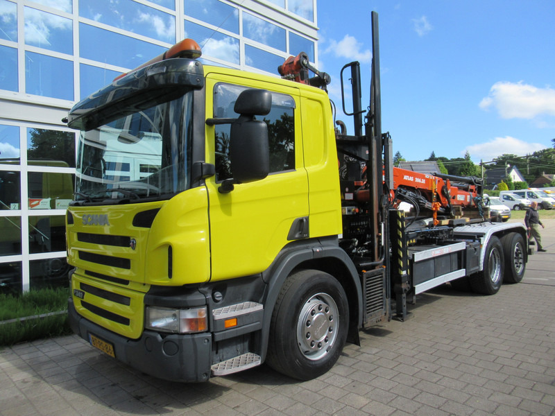 Scania P 340 B 6x2*4 VDL Haak - Kraan ATLAS 206.3E - Lastväxlare lastbil, Kranbil: bild 4 Scania P 340 B 6x2*4 VDL Haak - Kraan ATLAS 206.3E - Lastväxlare lastbil, Kranbil: bild 4