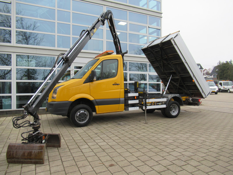 Volkswagen Crafter 50 2.5TDI 80KW HIAB 033 B-2 + Kipper Tipper - Tippbil lastbil, Kranbil: bild 3 Volkswagen Crafter 50 2.5TDI 80KW HIAB 033 B-2 + Kipper Tipper - Tippbil lastbil, Kranbil: bild 3